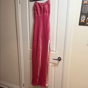 Fairweather iridescent pink gown size 2